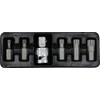 AW-Tools AWTOOLS KOŃCÓWKI SPLINE 6cz. M5-M12 + ADAPTER Juodas LINE