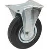 AW-Tools Koło AWTOOLS FIKSUOTAS RATAS SU JUODA GUMA 200mm
