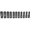 AW-Tools Smūginių galvučių rinkinys AWTools AW38645BL; 1/2''; 10-24 mm; 11 vnt.