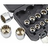 AW-Tools Sukimo galvučių rinkinys AWTools AW38550BL; 1/2''; 8-36 mm; 21 vnt.