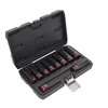 AW-Tools AWTOOLS SMŪGINIŲ GALVUČIŲ RINKINYS 1/2″ 10 vnt. 10-24mm ILGOS Juodas LINE