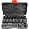 AW-Tools Smūginių galvučių rinkinys AWTools AW38680BL; 1/2''; 8-24 mm; 15 vnt.