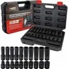 AW-Tools Smūginių galvučių rinkinys AWTools AW38695BL; 1/2''; 10-19 mm; 20 vnt.