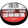 AW-Tools AWTOOLS TEKSTILINĖ IZOLIACINĖ JUOSTA 19mm x 25m