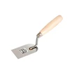 AW-Tools AWTOOLS nerūdijančio plieno nerūdijančio plieno ašmenys, stuck TROOWER 80 mm medinė rankena