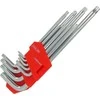 AW-Tools AWTOOLS TORX RAKTAI SU IMBUSU / T10-T50 / 9 vnt. / ILGI Juodas LINE