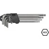AW-Tools AWTOOLS KLUCZE IMBUSOWE SZEŚCIOKĄTNE Z KULKĄ / 1,5-10mm / 9 vnt. 1.5/2/2.5/3/4/5/7/8/10mm DŁUGIE