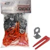 AW-Tools AWTOOLS SYSTEM POZIOMOWANIA PŁYTEK STANDARD 1,5mm - 7-15mm - KLIPS 50szt. + KLIN 50szt.