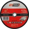 AW-Tools AWTOOLS skydas METALUI 125*1,0mm / 22,2