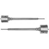AW-Tools SDS Plus gręžimo karūnų betonui su  350mm centravimo grąžtais rinkinys FI65mm + FI80mm