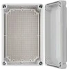 AWB382813 ABS korpusas 380x280x130, atsparus vandeniui su plastikiniais varžtais ir montavimo plokšte Pulsar