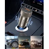 AWEI automobilinis įkroviklis C-857 33W USB+USB-C ruda