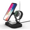 AWEI indukcinis įkroviklis 4in1 W2215W Fast Charging juodos spalvos