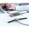 Awei laidas W23 3 viename USB-C/Lightning/Watch 100W/10W/2.5W juodas/juodas