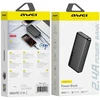 Awei PowerBank P6K Pro 20000mAh 2xUSB-A/USB-C juodas