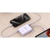 AWEI PowerBank with built-in cableP87K 10000mAh juodos spalvos 30W