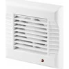 AWENTA A-Matic Awenta WM100T vonios ventiliatorius fi100mm 95m3/h 16W 230V su laikmačiu ir automatine užraktu, balta