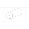 AWENTA Apvalus ventiliacijos ortakis Awenta KO125-05 fi125mm baltas 0.5m