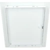 AWENTA apžiūros durys Awenta DM93Z 400x400mm su spyna, metalinės, baltos spalvos