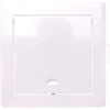 AWENTA Revizijos durelės metalinės baltos su skląsčiu 150 x 150mm (DM82)