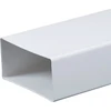 AWENTA Vėdinimo kanalas KP75-10 75x150mm plokščias baltas 1m