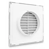 AWENTA Vėdinimo grotelės 140x140 satinas Awenta T83SS