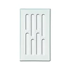 AWENTA Vėdinimo grotelės Awenta M3B 140x210mm metalinės baltos