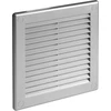 AWENTA Vėdinimo grotelės Awenta TRU2SS 150x150mm sidabrinis satinas