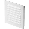 AWENTA Vėdinimo grotelės metalinės 140x140 baltos Awenta MT1B
