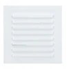 AWENTA Vėdinimo grotelės metalinės 140x140 baltos Awenta MT1B