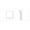 AWENTA Panel Trax Awenta PTCB125P 125 juodas