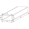 AWENTA plokščias kanalas 60 x 120 mm 1,5 m (KP120-15)