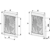 AWENTA ventiliacijos grotelės Awenta Exclusive TX TX8 baltos