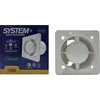 Ventiliatorius AWENTA Ventiliatoriaus korpusas Silent Awenta KWS100M 100M fi100mm 75m3/h 4.4W 230V su mikrobangų judesio jutikliu su laikmačiu baltos spalvos