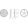 AWENTA Ventiliatoriaus šildytuvas Kanalinis ventiliatorius fi 325 54W 1220m3/h 230V IP44 metalinis WK315 Awenta - WK315