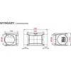 AWENTA Ventiliatorius Awenta VTR100 turbininis ventiliatorius fi100mm 70m3/h 22.5W 230V baltas