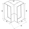 AWENTA vertikali plokščia alkūnė 75x150 Awenta KP75-25