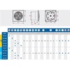 AWENTA Vonios ventiliatorius Awenta WZ125T Silence fi125mm 6W 145m3/h 230V su laikmačiu baltas