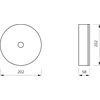 AWEX Avarinis korpusas AXN IP65 ECO LED 3W 310lm 1h vienpaskirtis AT balta (AXNO / 3W / ESE / AT / WH)