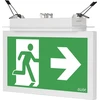 AWEX Avarinis šviestuvas INFINITY II AC LED 1W 3h dvigubos paskirties AT pilkas IF2ACS/1W/BSA/AT/GR - IF2ACS/1W/BSA/AT/GR