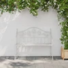 Sodo suolas Antikinė balta 104 x 52,5 x 89 cm Plienas