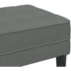 suoliukas su pagalve Tamsiai pilka 113 x 57 x 39 cm audinys