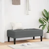 suoliukas su pagalve Tamsiai pilka 113 x 57 x 39 cm audinys
