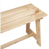 Lauko suolas Natūrali 119 x 37 x 47 cm Kietas pušų medis