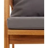 Sodo suolas su pagalve Natūralus aliejus 115 x 65 x 71 cm
