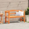 Lauko suolas 2 -Seater 119 x 44 x 76 cm Kietos pušies mediena