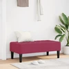 suoliukas su pagalve Vyno raudona 113 x 57 x 39 cm Aksomas