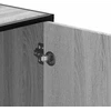 Batų suoliukas, pilka, 100x40x53,5 cm, mediena/metalas