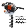 Grąžtas AW-Tools AWTOOLS GRĄŽAS / Benzino GRĄŽAS DIRVOTIMS 2,95 AG 2-takčiai +3 GRĄŽIAI (100, 150, 200 mm) GD520