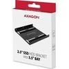 AXAGON RHD-125B Sumažinimas 1x 2,5" HDD į 3,5" padėtį, juodas
